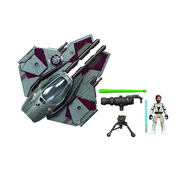 Star-Wars-Mission-Fleet-Stellar-Class-Obi-Wan-Kenobi-Jedi-Starfighter-25-Inch-Scale-Figure-and-Vehicle-Ages-4-and-Up Star Wars Mission Fleet Stellar Class Obi-Wan Kenobi Jedi Starfighter 2.5-Inch-Scale Figure and Vehicle, Ages 4 and Up