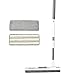 PICAD Microfiber Flat Mop Multi Slots Switch for Cleaning Hardwood and Floors, Includes: 1 Mop, 1 Dirt Removal Scrubber, 2 Pads Refills