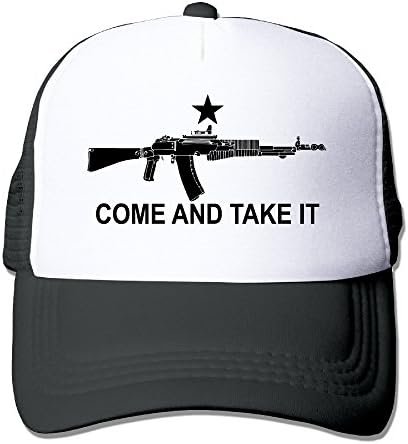 MG Custom AN-94 Abakan Come And Take It Black Adjustable Snapback Mesh Hat Unisex
