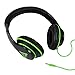 Audio Council Axis Stereo Over-Ear Headphones DJ Style Edition (Black/Green)