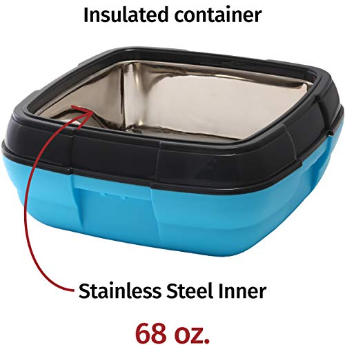 4 Portable+Casserole+Dish+Insulated+Stainless