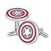 Men's Wedding Shirt Surper Hero Cufflinks (America Captain)