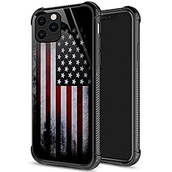 ZHEGAILIAN Case Compatible with iPhone 11,Old Flag