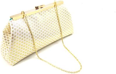 Gold Flake and Emerald Bridal Clutch Bridesmaid Clutch Mother of the Bride Gift