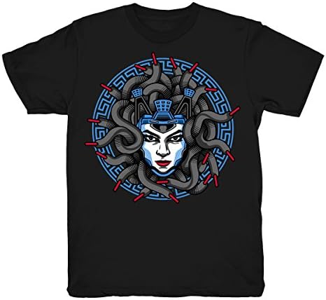 Travis Scott 4 Medusa Laced Shirts Match Jordan 4 Travis Scott Cactus Jack Sneakers Black T-Shirts