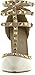 Wild Diva Women's Studded High Heel Double Strap Pointed Toe Pumps