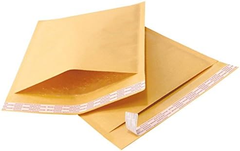 50 4x6 Kraft Bubble Mailers Padded Envelope Shipping Bags Usable 4"x6"