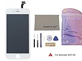 LCD Touch Screen Digitizer Frame Assembly / Full Set LCD Touch Screen Replacement for iPhone 6 4.7inch (White)