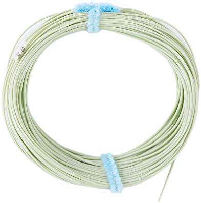 NYAOLE Professional Fishing Main Line Nylon Rubber Cover Fly Fishing Line 30m Weight Forward Floating Fly Fishing,Light Green