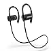 iClever Bluetooth Headphones, Sport Wireless Earphones with Built-in Mic, Noise Cancelling, Nano-coating Waterproof, 7-Hour Playtime, Wireless Earbuds for Gym Workout Running (Red)