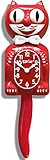New Classic Vintage Kit-cat Klock Scarlet Red Cat Clock with Free Batteries Made in USA Official Dealer