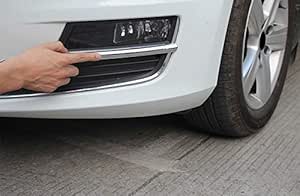 Guarnecido de coches Ajuste plástico ABS cromado niebla delantera de la