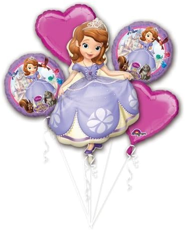 Anagram Sofia The First Balloon Bouquet, Multicolored