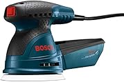 Bosch ROS20VSC Palm Sander - 2.5 Amp 5 in. Corded Variable Speed Random Orbital Sander/Polisher Kit with Dust Collector...