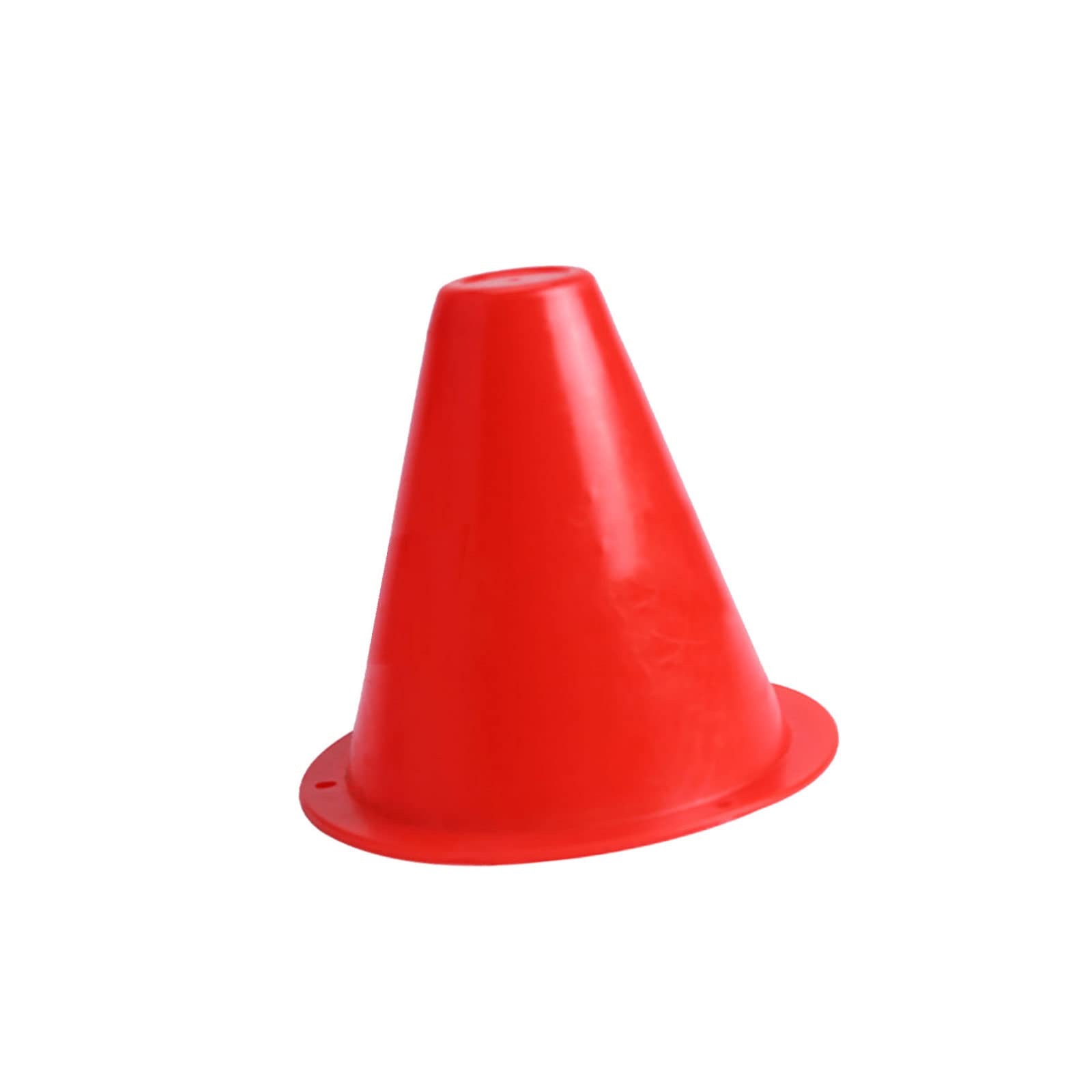 Mnixy 10 Pcs Soccer Training Cone Rollerblading Piles Football Barriers Plastic Field Marker Holder Accessory for Soccer Football Kids Sports Roller,red,11 x 8.5 x 8 cm