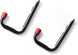 Dekton 2 PC 12 MM General Purpose Hooks Ladder Bicycle Tool Hose Wood Hanger view 3