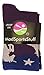 MadSportsStuff Neon Unicorn Over the Calf Socks (Neon Pink/Blue/Purple, Medium)