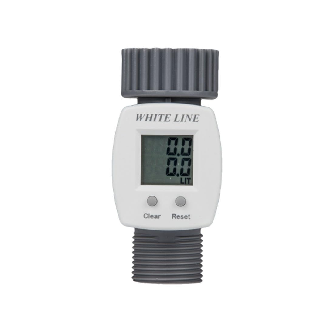 Bradas digital water meter, grey, 9 x 4 cm