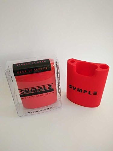 Lighter/DAB/Rolling Papers Tools - Holder - Lighter Leash - Silicone Suction Cup - Silicone Container Storage - Great for Hookah/Water Pipe/Glass Pipe (Red)