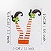 Whaline Halloween Cupcake Toppers Witch Boot Paper Cupcake Decorations for Cupcake Dish Decoration Party Supplies, 30 Pack