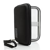 USA Gear Portable Photo Printer Carrying Case Travel Bag Hard Shell Design Wrist Strap Polaroid Zip Mobile Printer, LG PD241T More Pocket Photo Printers