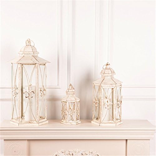 European-style wrought-iron candlestick/Retro floor Lantern/ lantern/ home garden candlestick ornaments-A