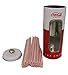 The Tin Box Company Coca Cola Holder with 50 Straws, 3.4 x 3.4 x 8.2 inches, Red