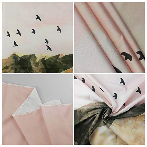 Forest Tapestry Wall Tapestry Mountain Sunset Tapestry Wall Hanging Nature Tapestry for Bedroom College Room Décor (51.2\