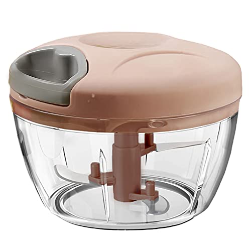 Mini Food Chopper, Manual Onion Chopper Garlic Chopper, Hand Food