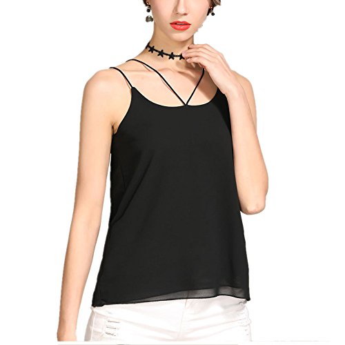 chiffon spaghetti strap top