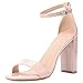 Moda Chics Women's High Chunky Block Heel Pump Dress Sandals