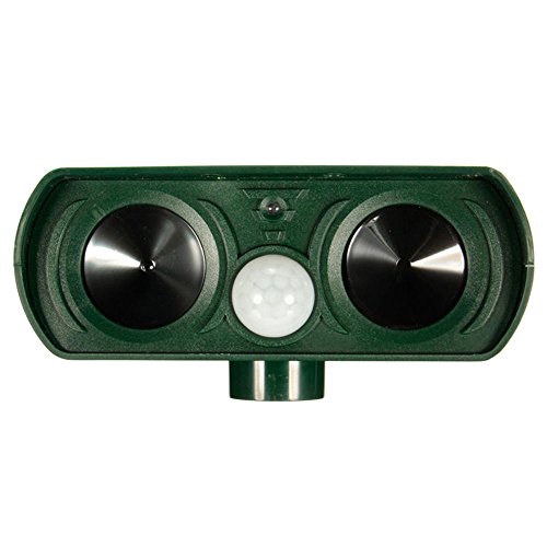 Ultrasonic Animal Repeller,Solar Animal Repeller Rodent and Pest Repeller Cats, Dogs, Mice, Squirrel Repellent Eliminator Pest Control PIR Sensor