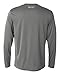 Champion Men's Long Sleeve Double-Dry Performance T-Shirt, Stone Grey, Medium