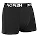 Men's Seamless Comfort Soft Cotton Boxer Brief 6-pcs Set,Three Colors L
