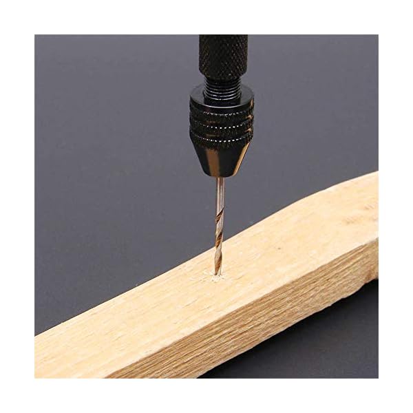 31 StÃ¼ck Spiralbohrer Bits Set,Vegena Handbohrer-Set 1 StÃ¼ck Handbohrer Werkzeuge + 30 StÃ¼ck 0.3-3.0 mm Mikro Bit Hss Twist Drill fÃ¼r DIY Drilling,Model Making,Handbohrmaschine Metal Wood – Bild 8