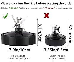 Kalageen 6 Fins Blender Blade