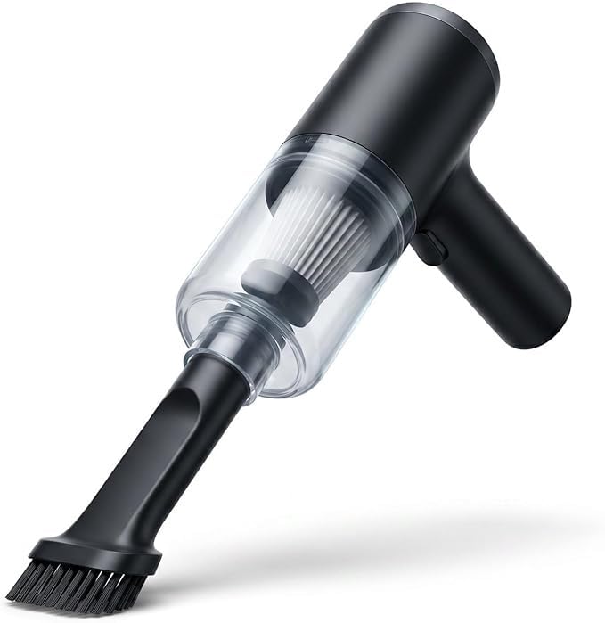 Aspirador Automotivo Portátil Sem Fio 3 em 1 USB - Potente, Recarregável, Função Soprador, Filtro Lavável, Ideal para Carro, Casa e Escritório– Linha PREMIUM