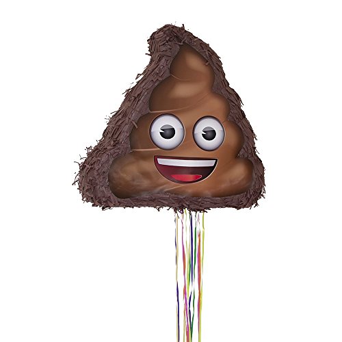 Poop Emoji Pinata, Pull String - coolthings.us