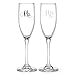 Hortense B. Hewitt Wedding and Anniversary Elegant Mr. and Mrs. Champagne Toasting Flutes, Set of 2