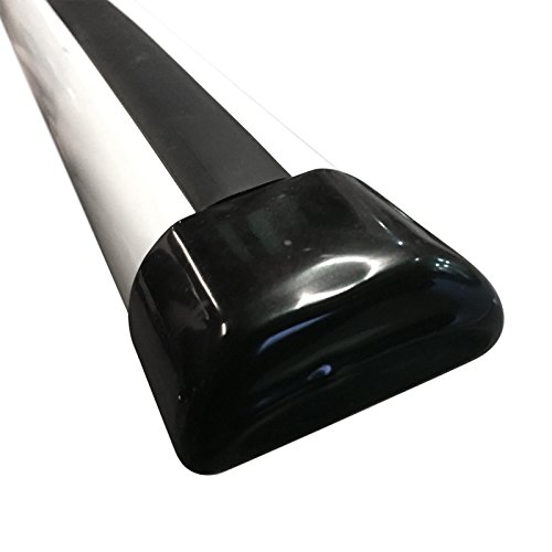 Vantech J1000 2 Bar for Nissan NV200 ladder roof rack 2013-On, White - Thumbnail 5