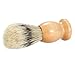 Docooler Bristle Shaving Brush with Wood Handle Men's Shave Brush for Razor Male Facial Cleaning Brush for Beard Yellow