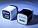Wall Charger, 2 Pack tekSonic Universal Home Travel USB 1 Amp Wall Charger, AC Power Charging Adapter Plug for iPhone 6, 6 Plus, 5, 5s, 5c, iPad, iPod, Samsung S7, S6, S5, S4, S3, Note, Android