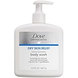 Dove DermaSeries Fragrance-Free Body Wash, for Dry Skin 15.8 oz