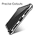 iPhone X Case [Wireless Charging Compatible] Thin Lightweight Transparent Shock Absorbing Bumper Frame Scratch Resistant Drop Protection Apple iPhone 10 (2017) Crystal Clear