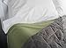 DII Luxury Solid Twin/Twin XL Fleece Blanket or Throw 60