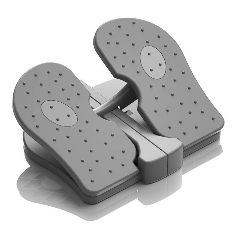 Photo 1 of Simple Leg Exerciser While Sitting for Seniors, Foot Pedal Exerciser Under Desk Foot Rest with Massage Help Leg Muscles Release Varicose Veins for Elder at Office Home Gray