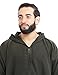 Moroccan Men Djellaba Handmade Winter Cotton Delicate Embroidery Burgundy Large to X-large