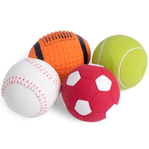 Petface Verschiedene Latexbälle, groß, Mehrfarbig