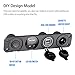Linkstyle 4 in 1 Marine Switch Panel, 12V 4.2A Dual USB Charger Socket Power Outlet & LED Voltmeter & Cigarette Lighter Socket & LED Lighted ON Off Rocker Toggle Switch for Truck Car Marine Boat RV