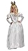 White Queen Deluxe Alice Through The Looking Glass Movie Disney Costume, Medium/7-8